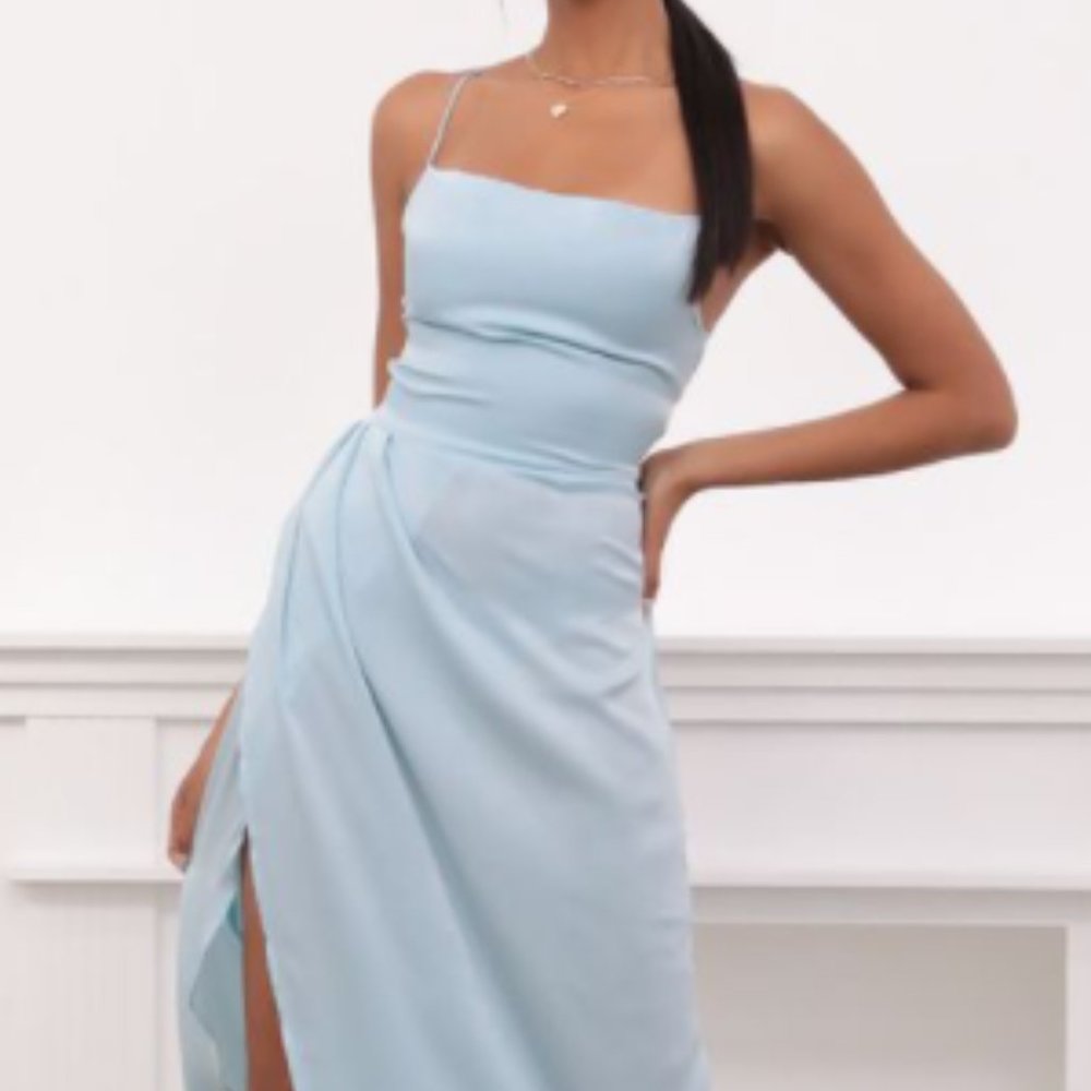 Light Blue Lucy in the Sky Maxi Dress